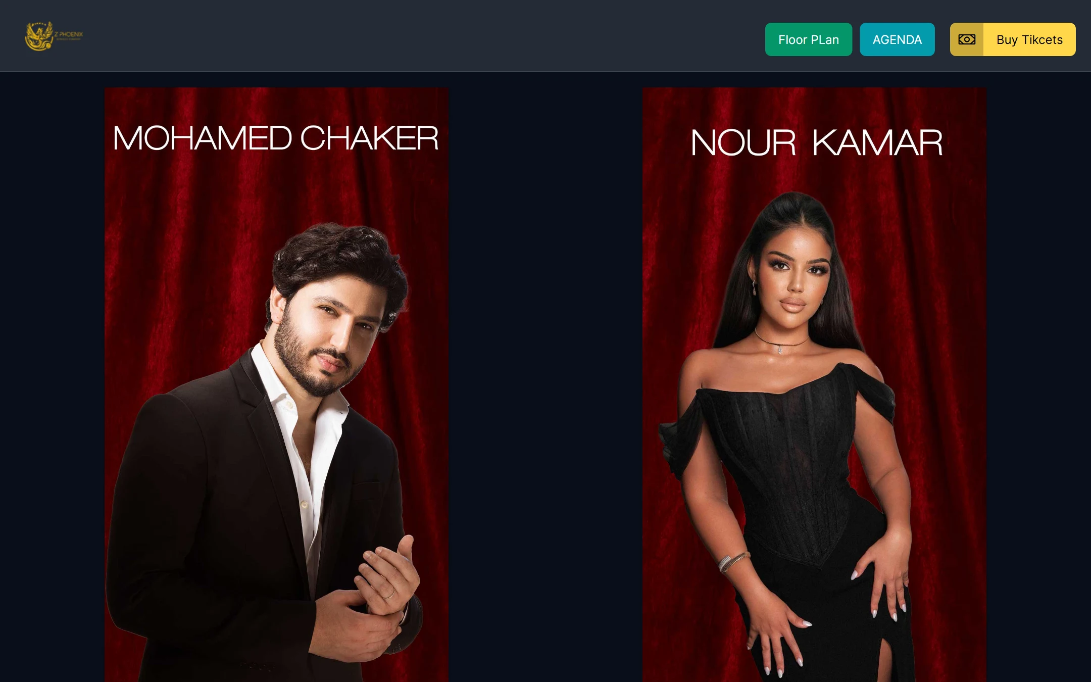 Nour Kamar & Mohammed Fadel Shaker — Luxury Music Concert Ticketing System