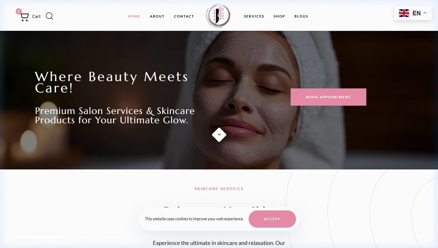 Jeune & Jolie — Aesthetic Clinic & Cosmetic Care E-Commerce
