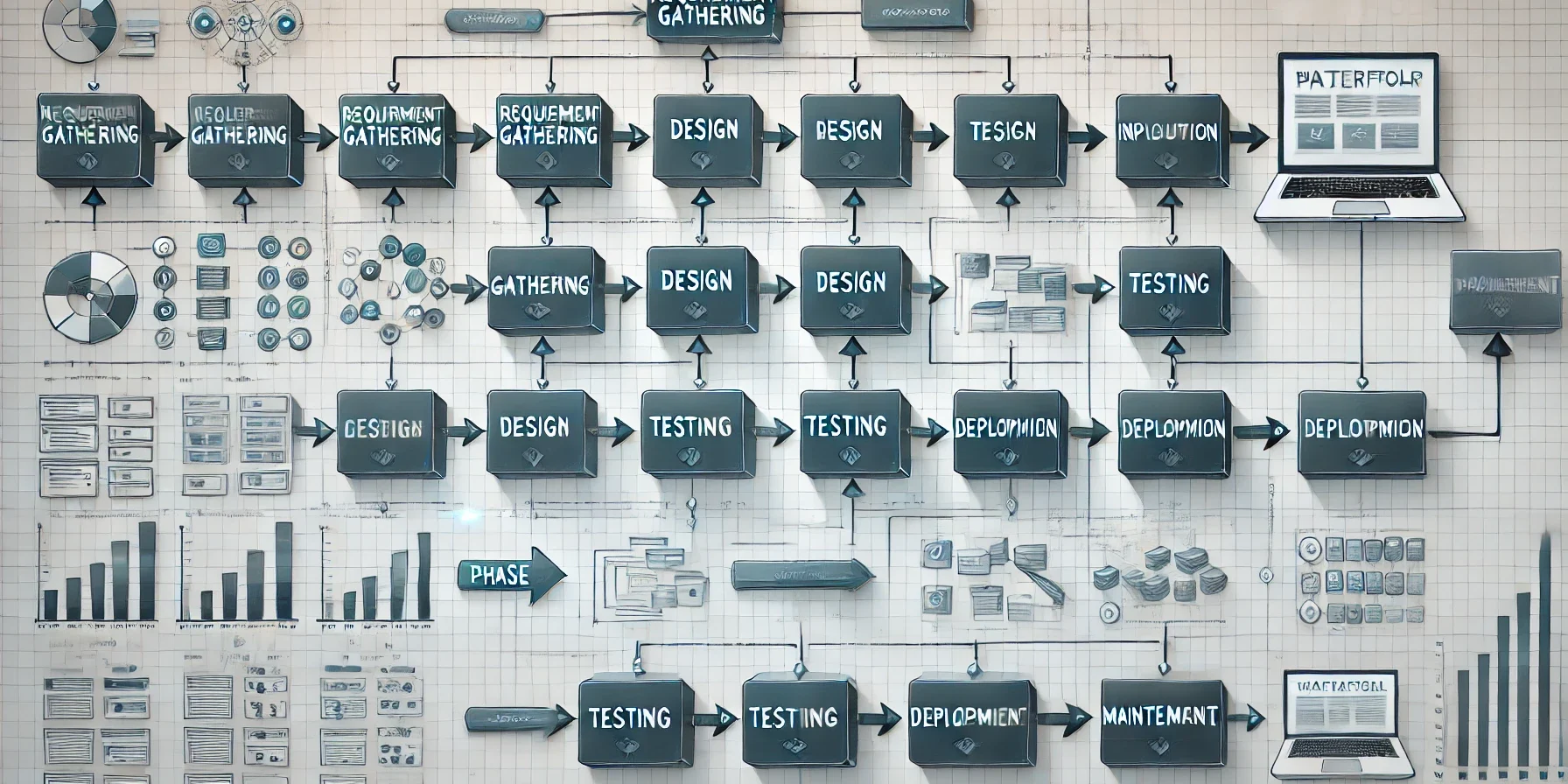 waterfall-project-management-methodology-flowchart