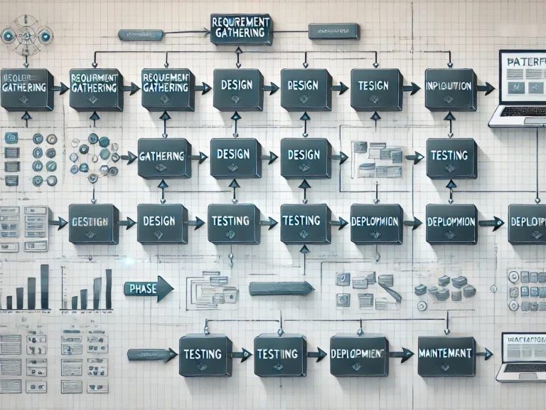 waterfall-project-management-methodology-flowchart