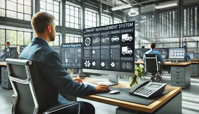 dispatcher-using-smart-management-system